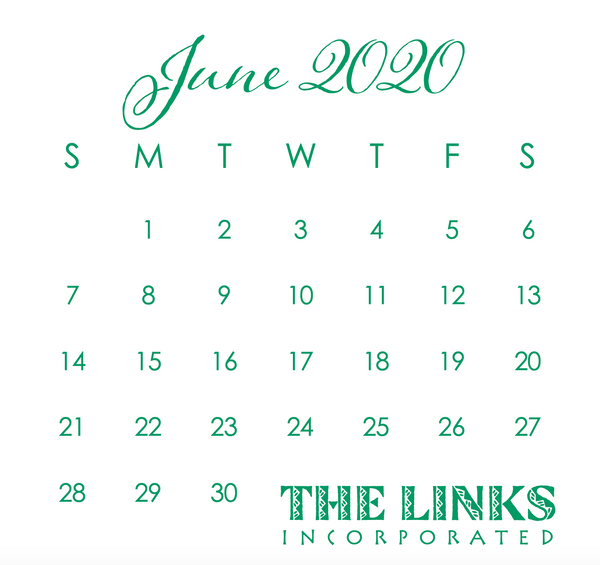 The Links, Incorporated Calendar